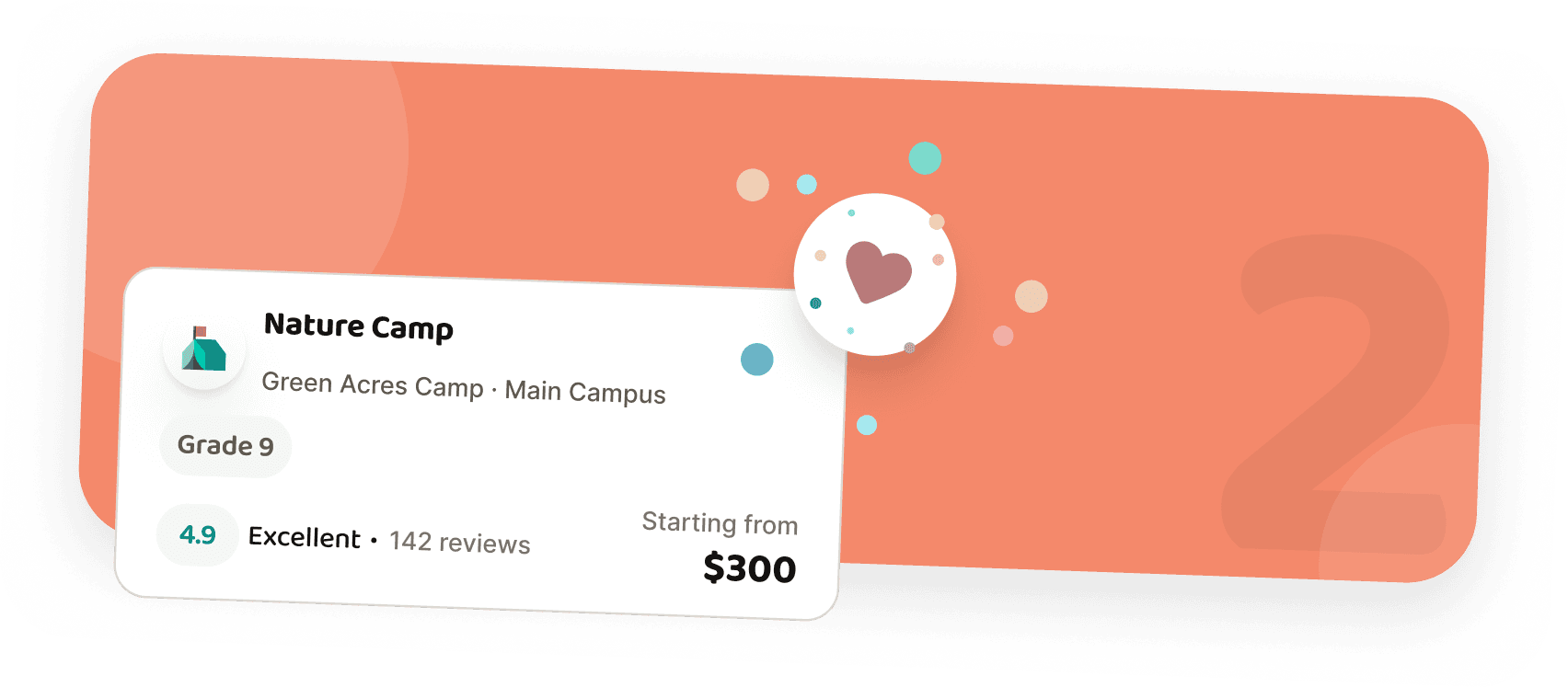 Compare activities and save favourites